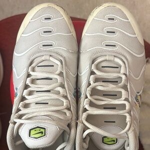 Nike Air Max Plus White and Black Sneakers